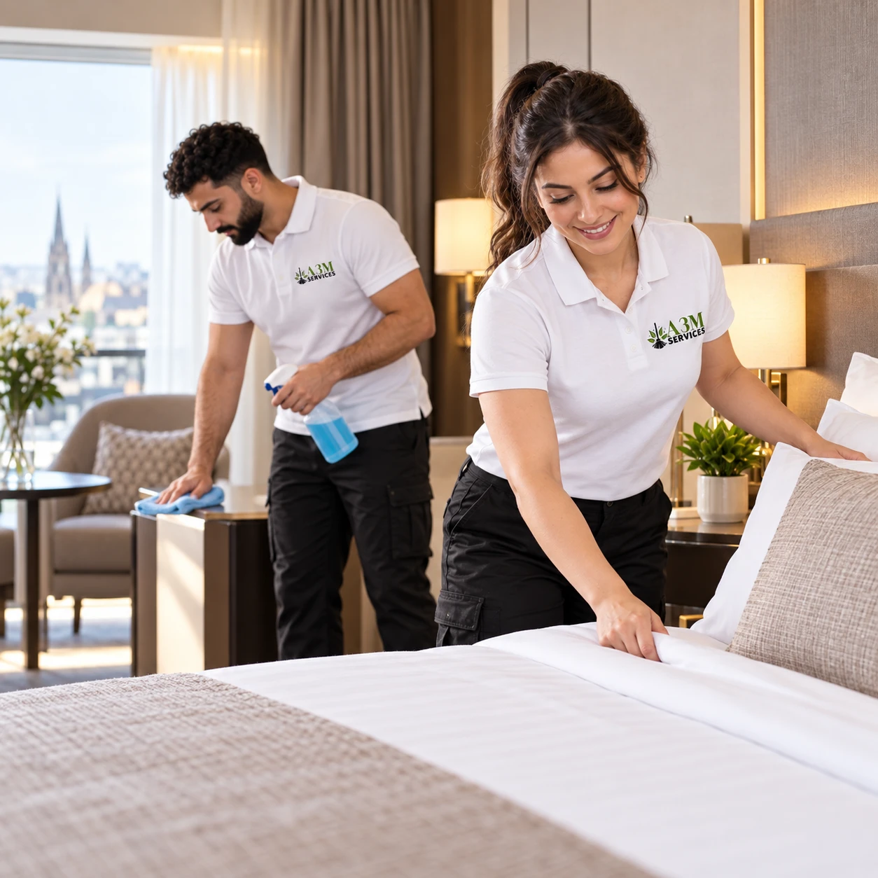 Regelmäßige Hotelreinigung von A3M Services