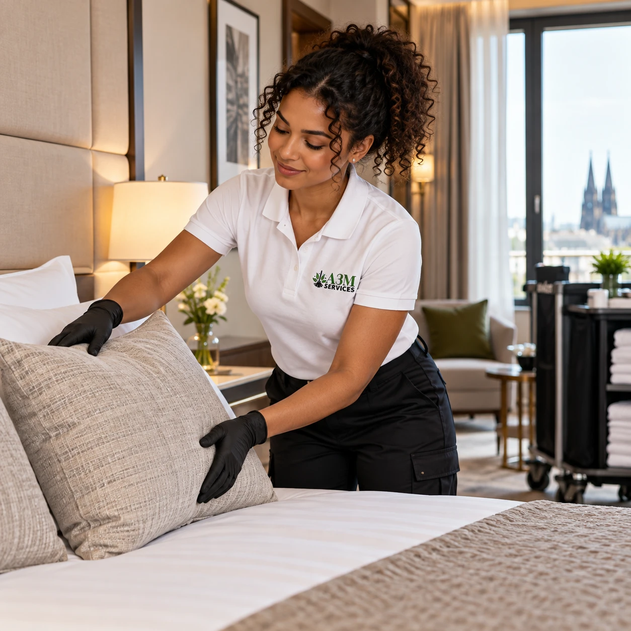 Reinigung von Hotelzimmern durch A3M Services