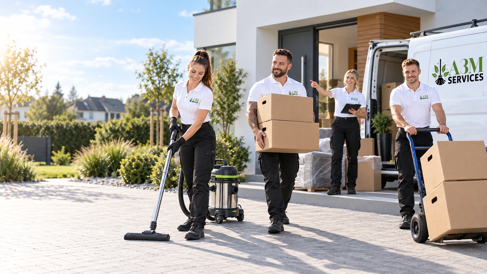 A3M Services bei der Arbeit